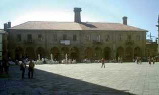 sede colexio de arquitectos casa da conga praza da quintana santiago de compostela